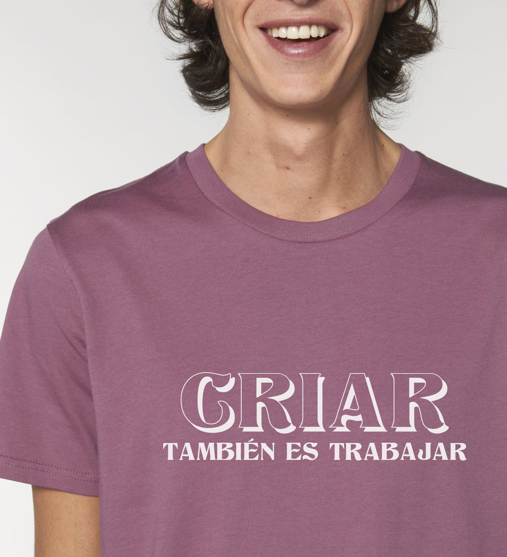 camiseta criar también es trabajar