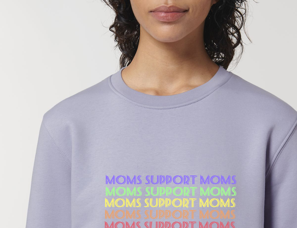 sudadera lavanda moms support moms