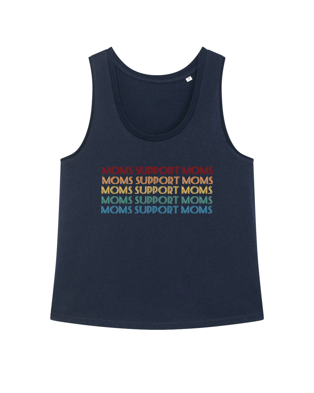 camiseta azul moms support moms1